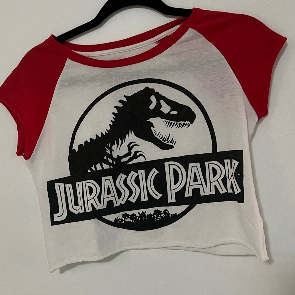 jurassic park crop top